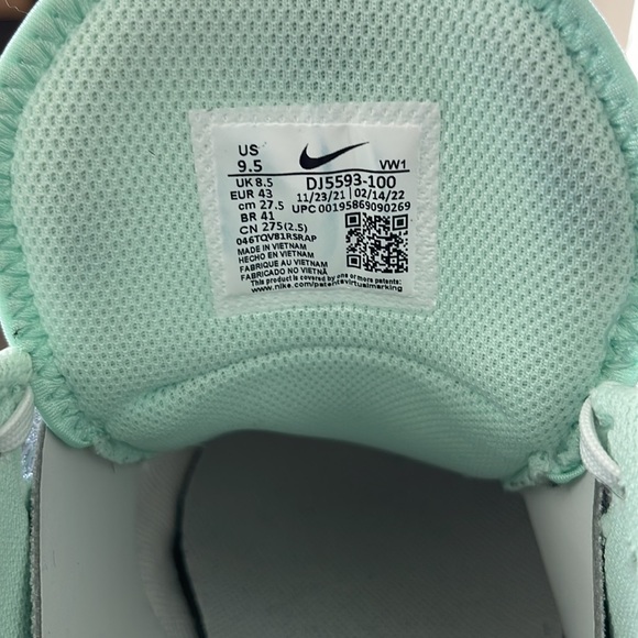 Nike React Infinity Pro 2 Golf Shoes White Mint Foam Mens Size 9.5 DJ5593-100 - Picture 6 of 6